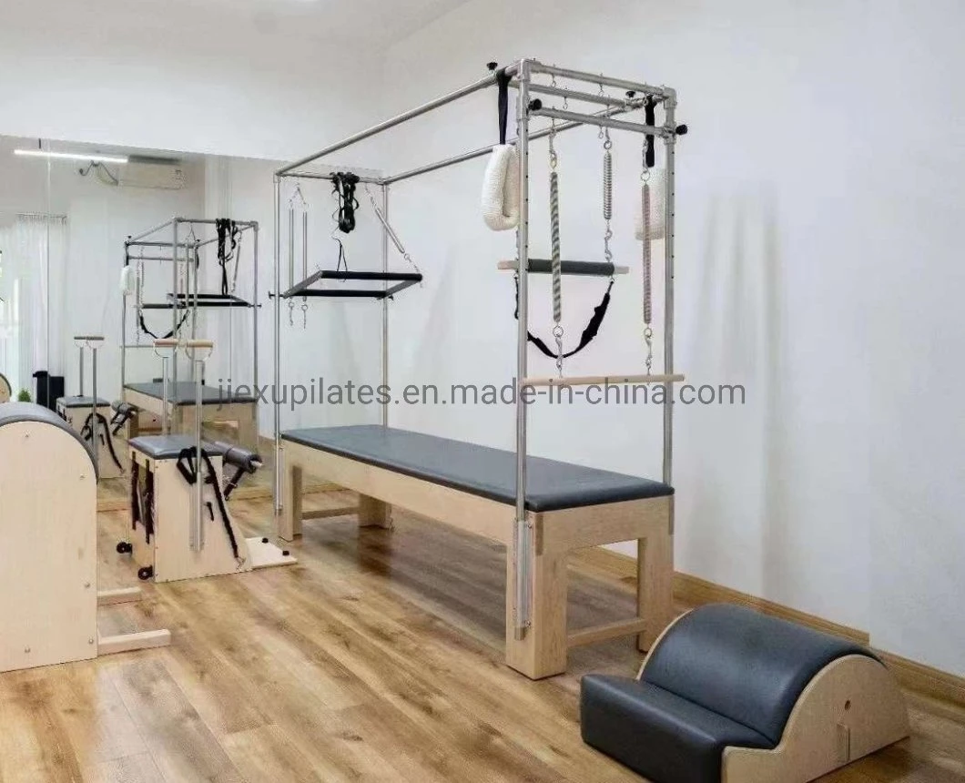 Yoga Reformer Pilates Reformer Equipment Maple Wood Cadillac Bed Pilates for Studio and Home