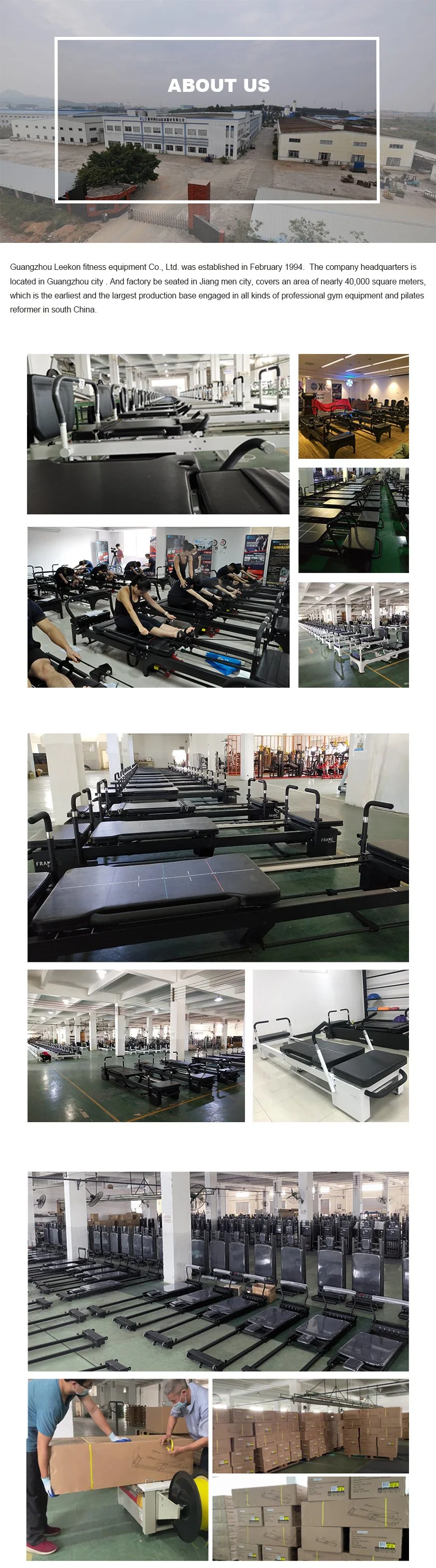 Lmcc New Design Most Popular Sale Gym Equipment Advanced Pilates Reformer Machine