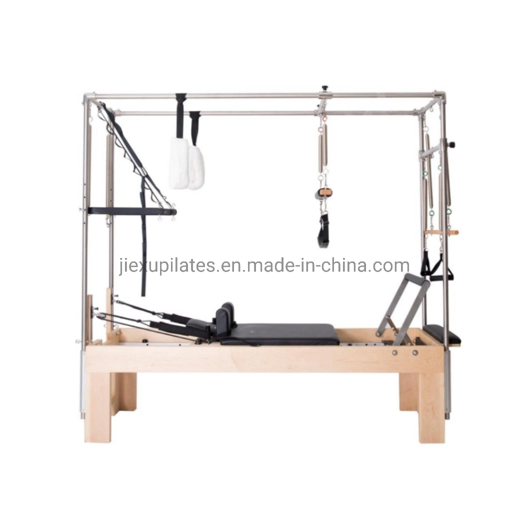 Yoga Reformer Pilates Reformer Equipment Maple Wood Cadillac Bed Pilates for Studio and Home